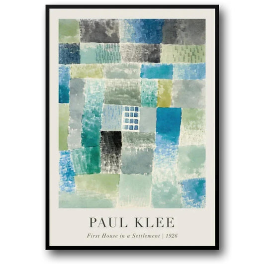 Paul Klee | First House in a Settlement | Abstract