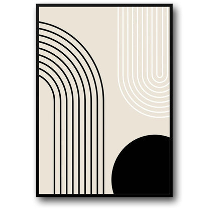 The Geometry of Absence | Abstract Art Print | Modern Minimalist Poster | Home Decor | Wall Art