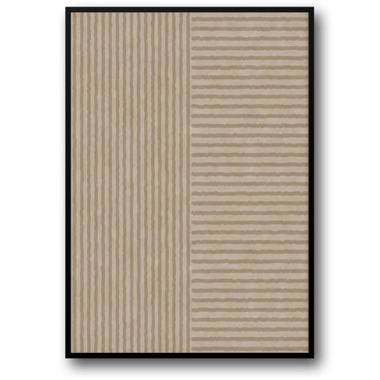 Lines in Balance | Artistic Wall Decor Poster | Minimalist Design | Modern Home Accent | Black and White Abstract Art | Contemporary Print for Living Room or Office