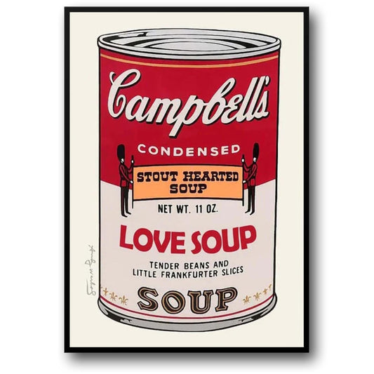 Warhol Campbell's Soup Can | Pop Art | Vintage Style