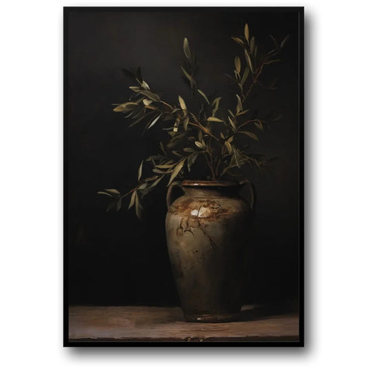 Vintage Italy Olive Farm Poster | Rustic Nature-Inspired Art Print | Home & Garden Wall Decor | Mediterranean Themed Visual Artwork