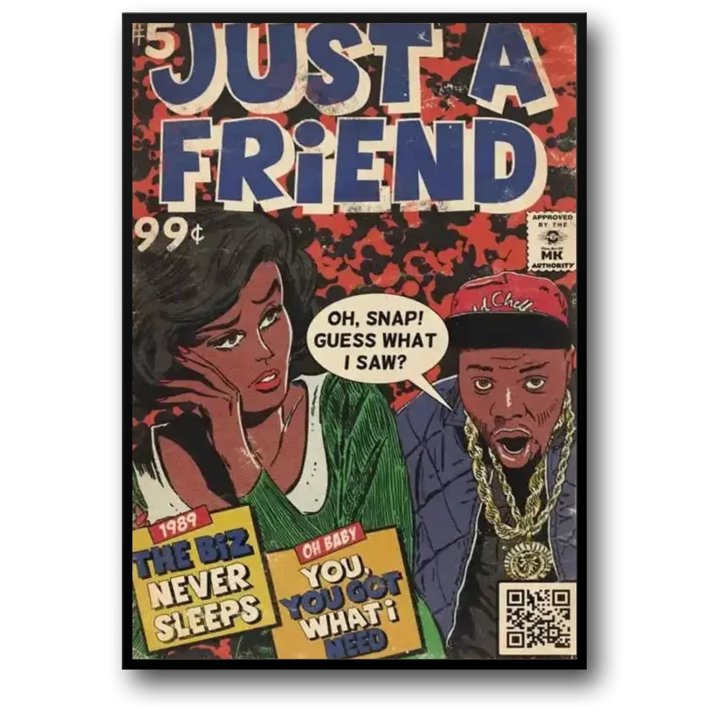 Just A Friend | 1989 The Biz Never Sleeps | Music Comic