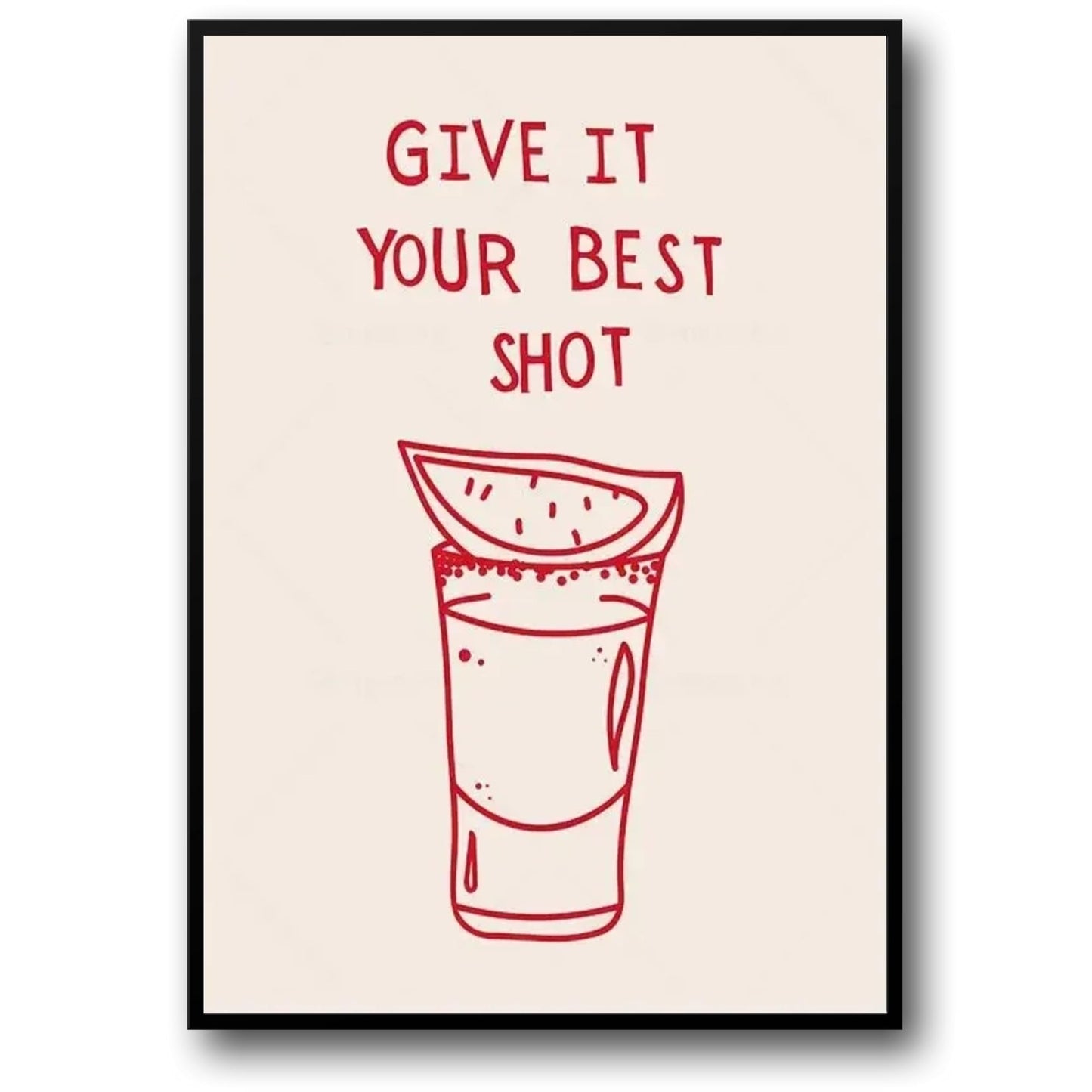Give It Your Best Shot | Minimalist Black & White Inspiration