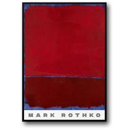 Mark Rothko | Abstract Expressionism | Bordeaux & Red on Blue