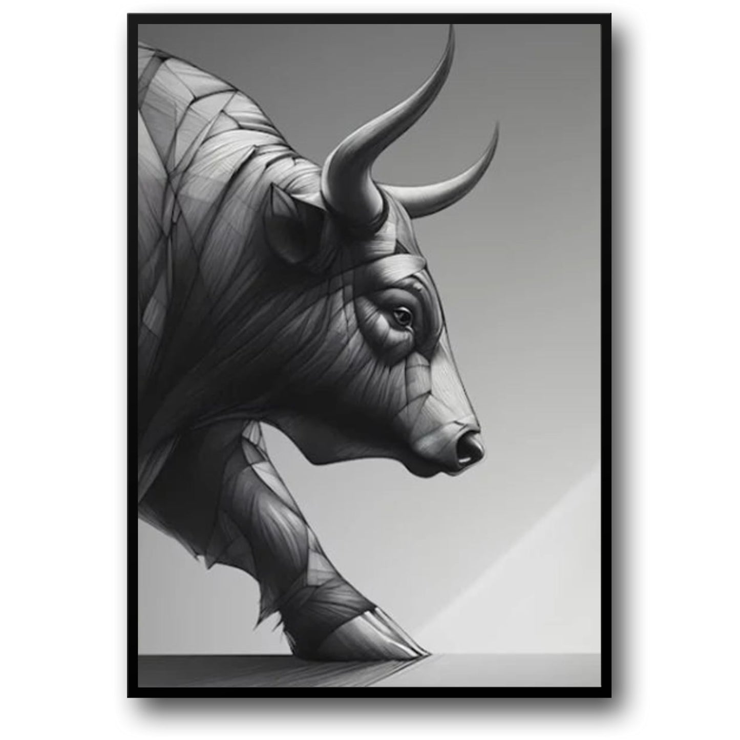 Bull & Bear Market | Abstract Modern Art