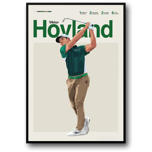 Viktor Hovland | Golf Legends Art