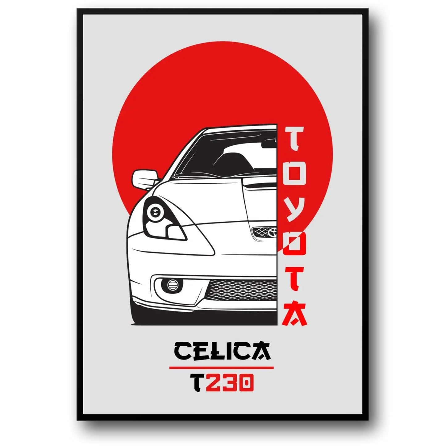 Toyota Celica T230 | Vintage Japanese Car Art