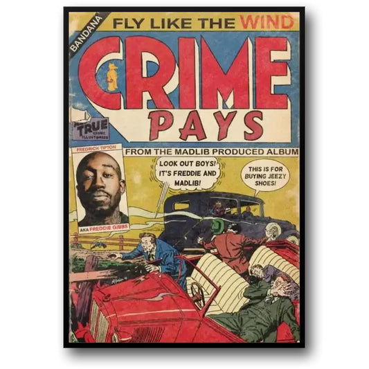 Freddie Gibbs & Madlib | Crime Pays Comic