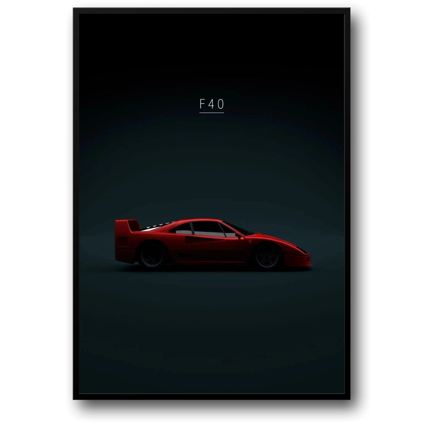 Ferrari F40 | Iconic Supercar Art