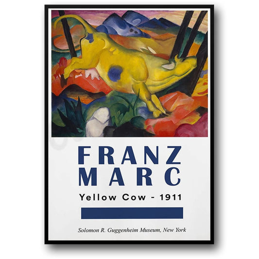 Franz Marc | Yellow Cow | Vibrant Animal Art