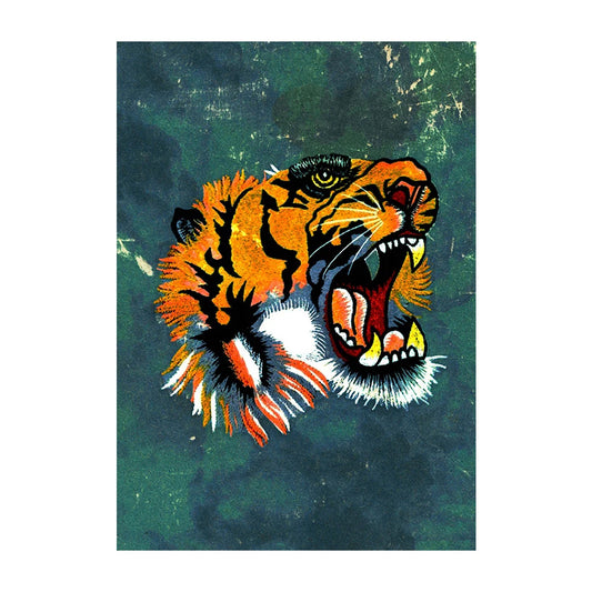 Tiger Poster | Alessandro Michele Design | Gucci Legends Art Print | Home Decor Wall Art