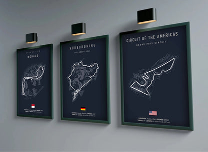 Circuit De La Sarthe | F1 Track Layout Poster | Formula 1 Racing Decor | Home Wall Art | Motorsport Gift | Racing Enthusiast