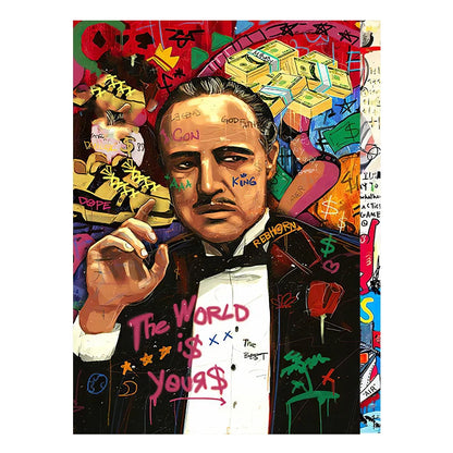 Godfather Graffiti | Pop Art Canvas