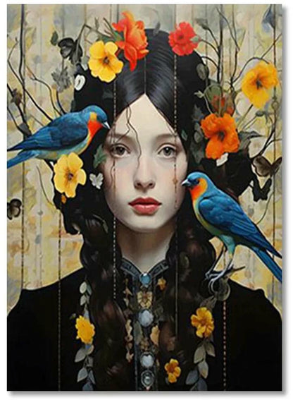 Citrus Vision | Floral Female Portrait
