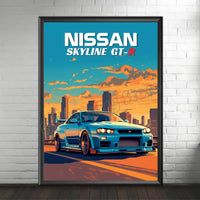 SKYLINE GT-R R34 RETRO
