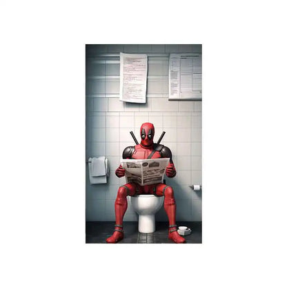 Spiderman Reading | Funny Superhero Comic Art