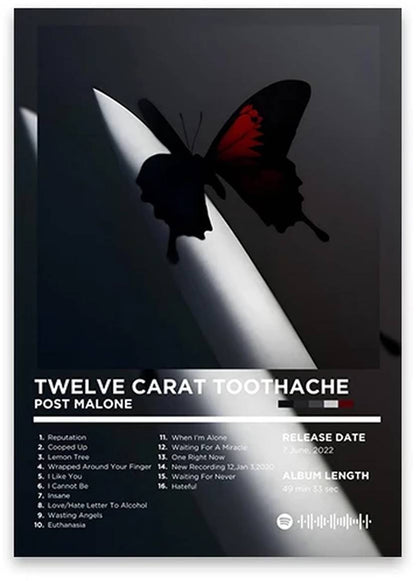 Twelve Carat Toothache | Post Malone | Iconic Album Art