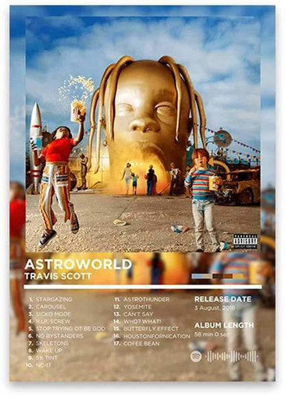 Astroworld | Travis Scott | Hip Hop Album Art