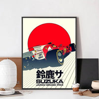VINTAGE F1 RACING CANVAS