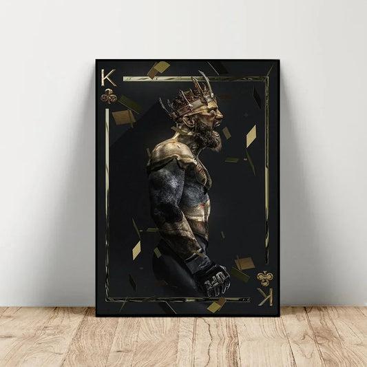 Conor McGregor Poster | Inspirational Boxing Artwork | Professional Gym Wall Decoration | UFC Fighter Motivational Print