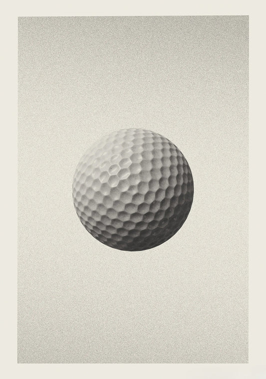 Golf Ball Poster | Celebrating Iconic Golf Legends | Dynamic Artwork of Skill, Passion, and Legacy