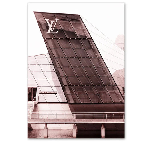 Louis Vuitton | Luxury Designer Poster | High-Class Fashion Wall Art | Elegant Home Decor