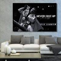 NEVER GIVE UP