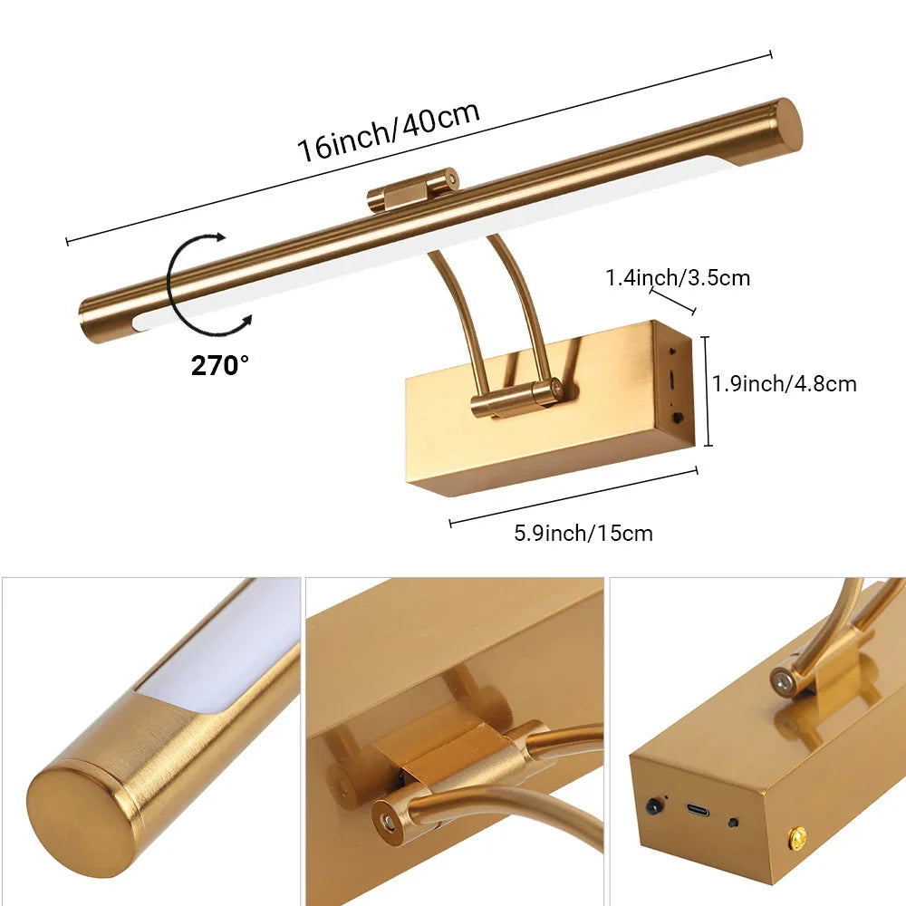LED Wall Light | GLOW | Rechargeable with USB-C | Modern Nordic Design