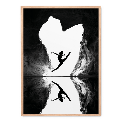 A Beating Heart | Artistic Wall Poster | Heartbeat Design | Home Decor | Living Room Art | High-Quality Print