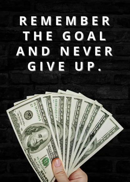 Goal Motivation | Success-Driven Home Decor Poster