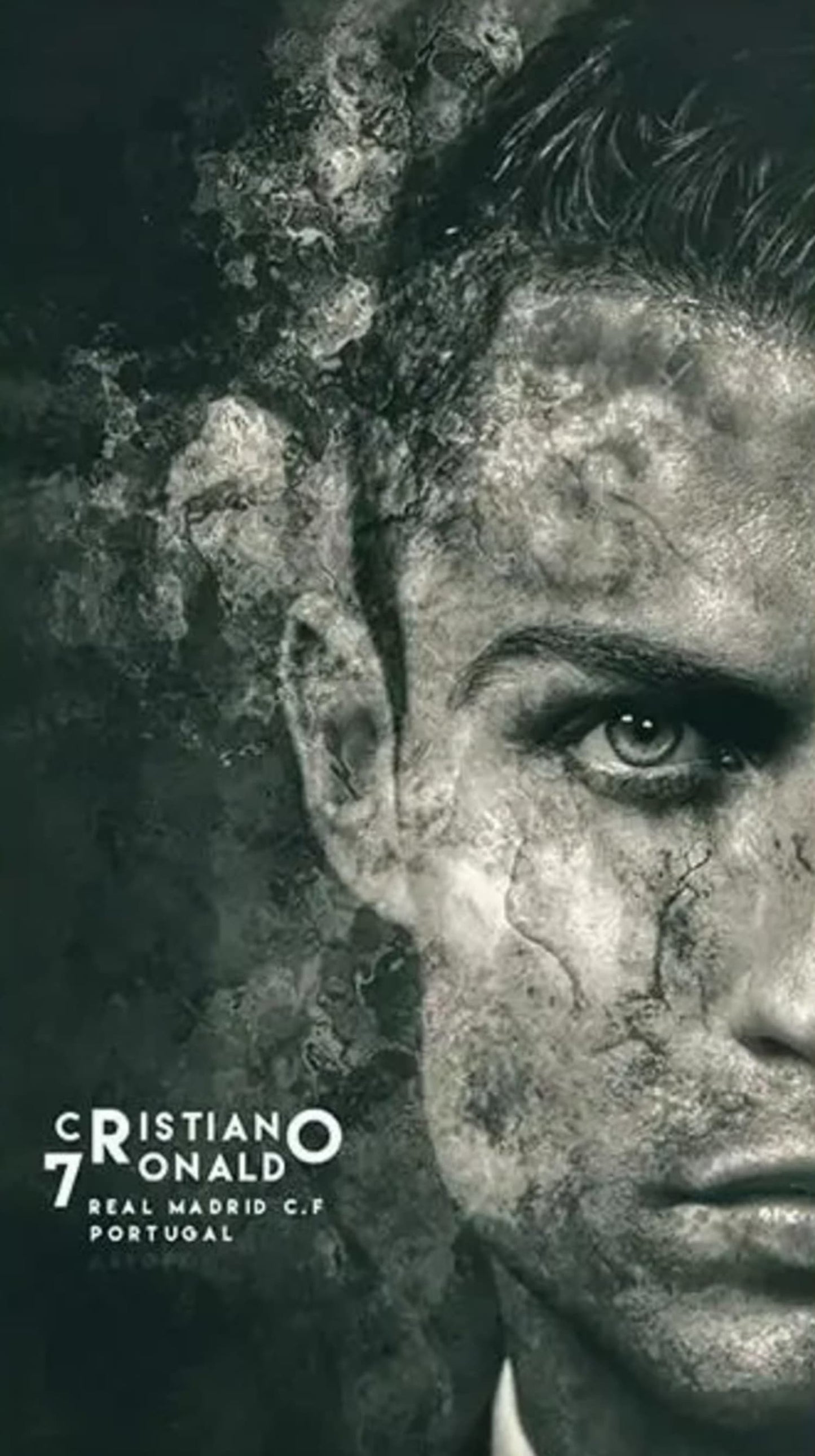 Cristiano Ronaldo Poster | CR7 Action | Unstoppable Force | Soccer Legend Artwork