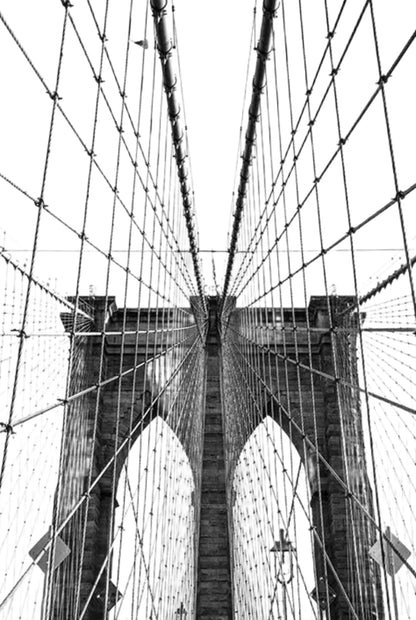 Brooklyn Bridge Symmetry | Iconic NYC Suspension Bridge