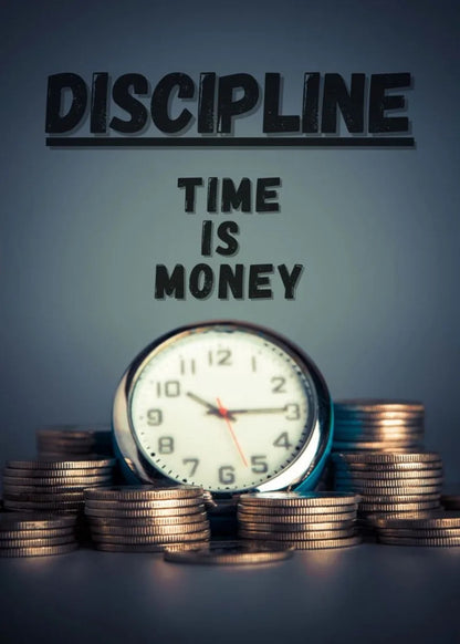 Time is Money | Motivational Clock Art