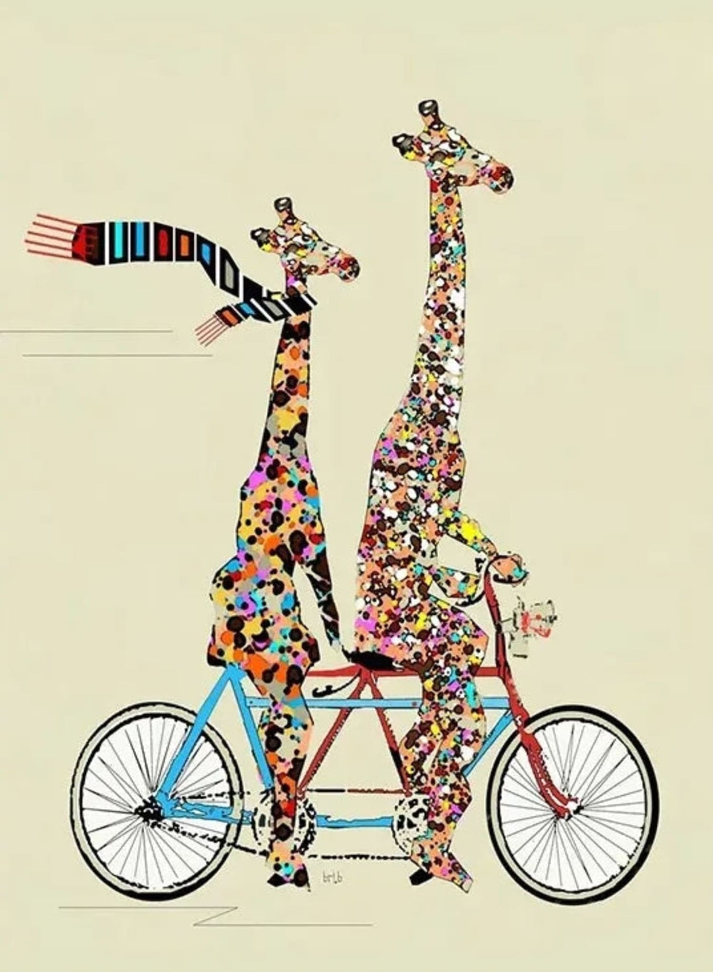 Giraffe's Patchwork Pedal | Whimsical Wheels Adventure