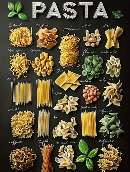 Vintage Kitchen | Pasta Art
