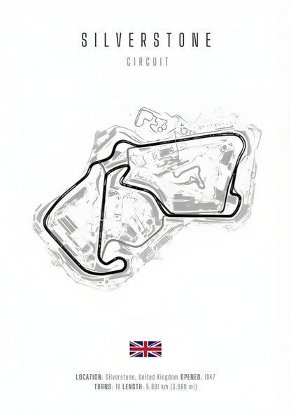 Silverstone F1 | Race Track Blueprint