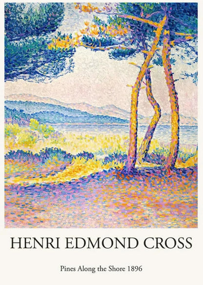 Pines Along the Shore | Henri Edmond Cross | Vintage Impressionist