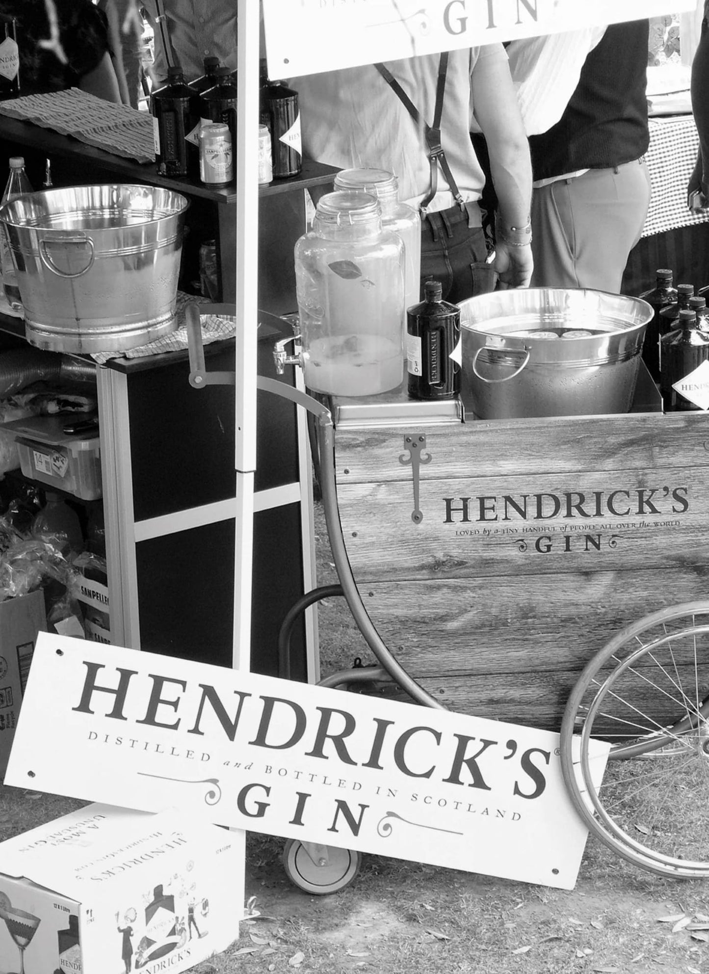 Hendricks Gin | Vintage Style | Bar Decor
