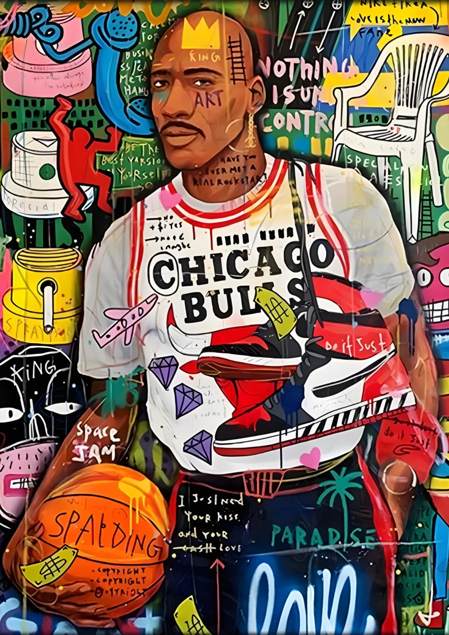 Chicago Bulls | Michael Jordan Graffiti Art