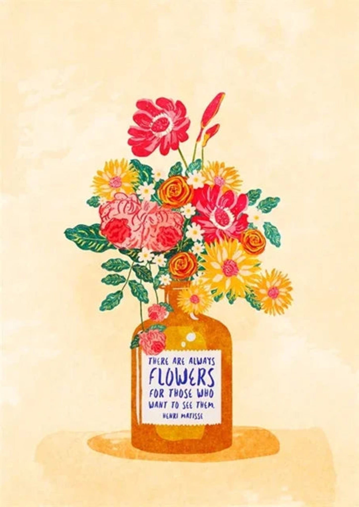 Henri Matisse Quote | Floral Art Design
