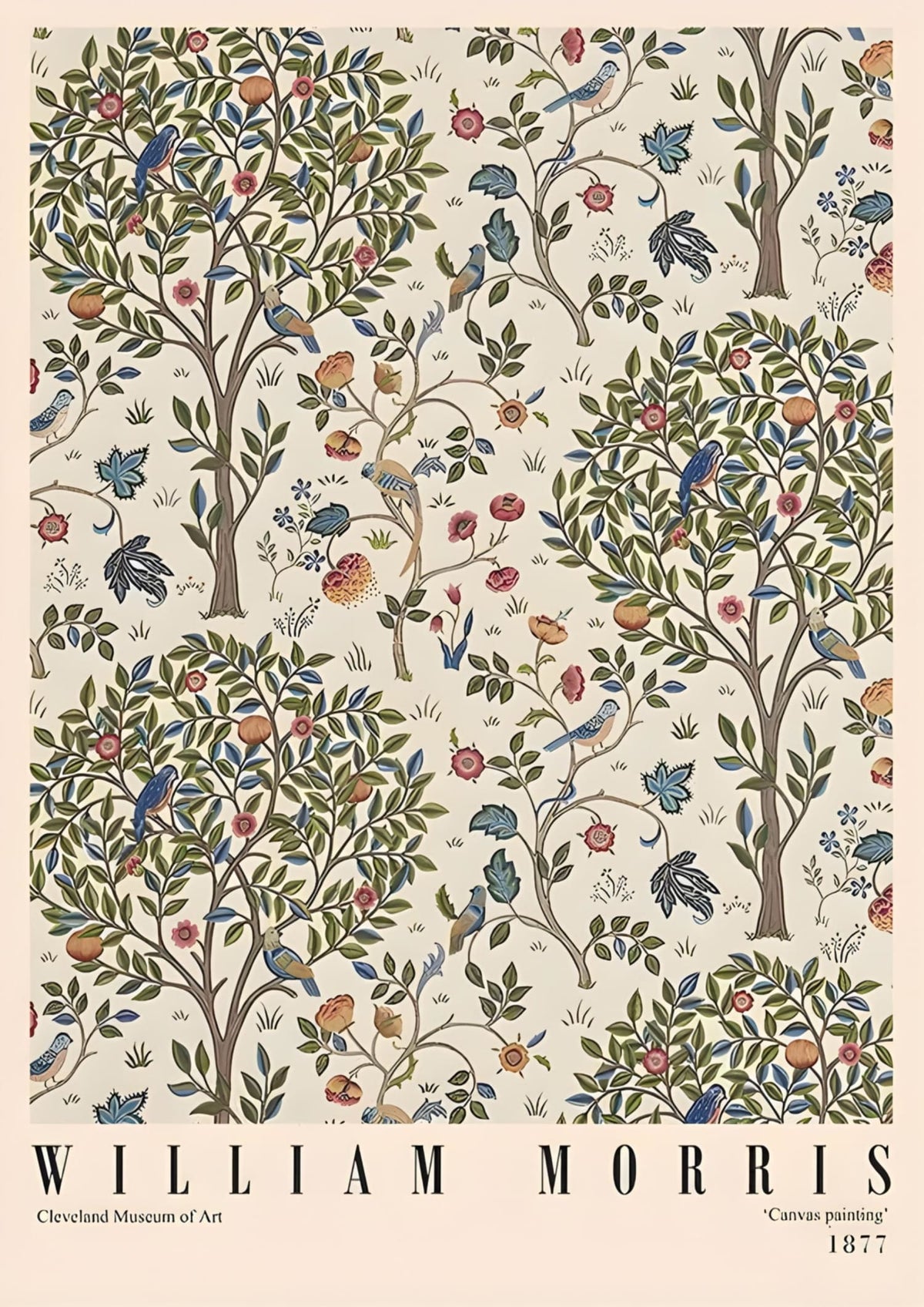 KELMSCOTT TREE BY WILLIAM MORRIS