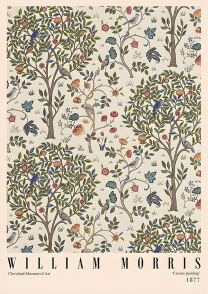 KELMSCOTT TREE BY WILLIAM MORRIS