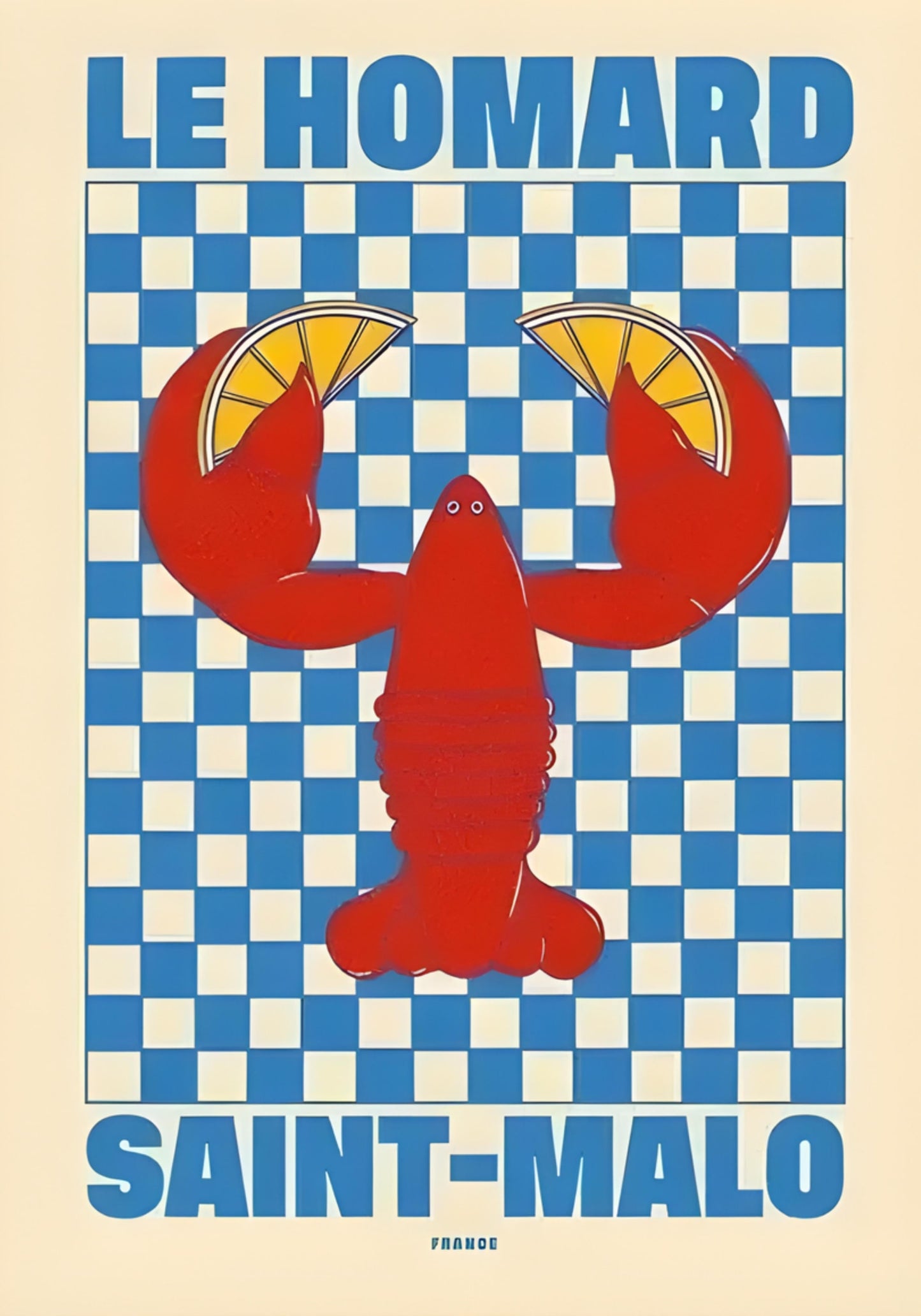Saint-Malo Lobster | Vibrant Coastal Decor
