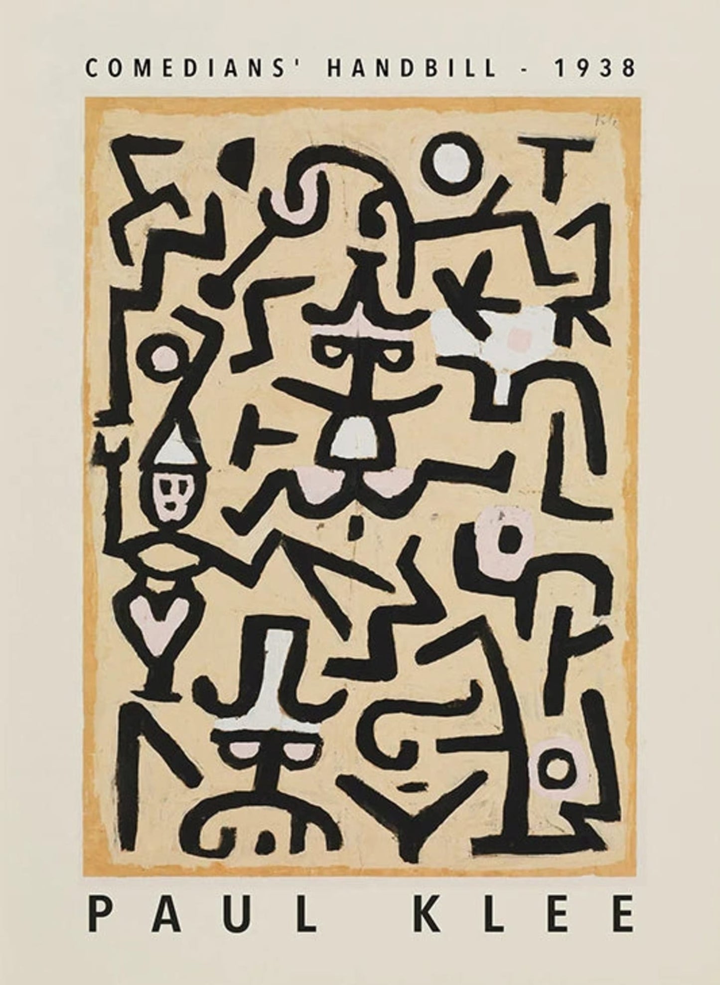Paul Klee | Comedians Handbill 1938 | Abstract Art