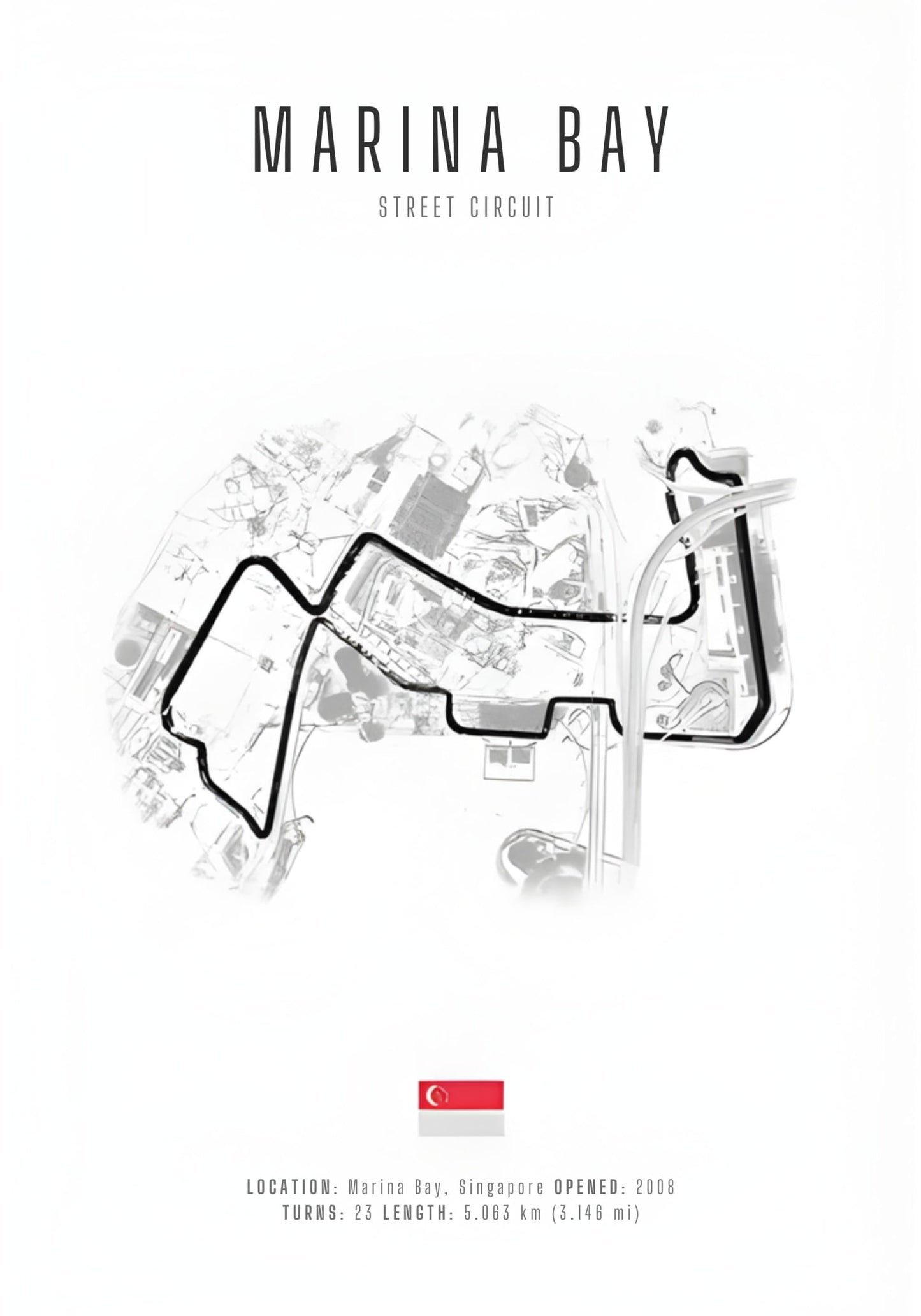 Marina Bay | F1 Circuit Track Layout