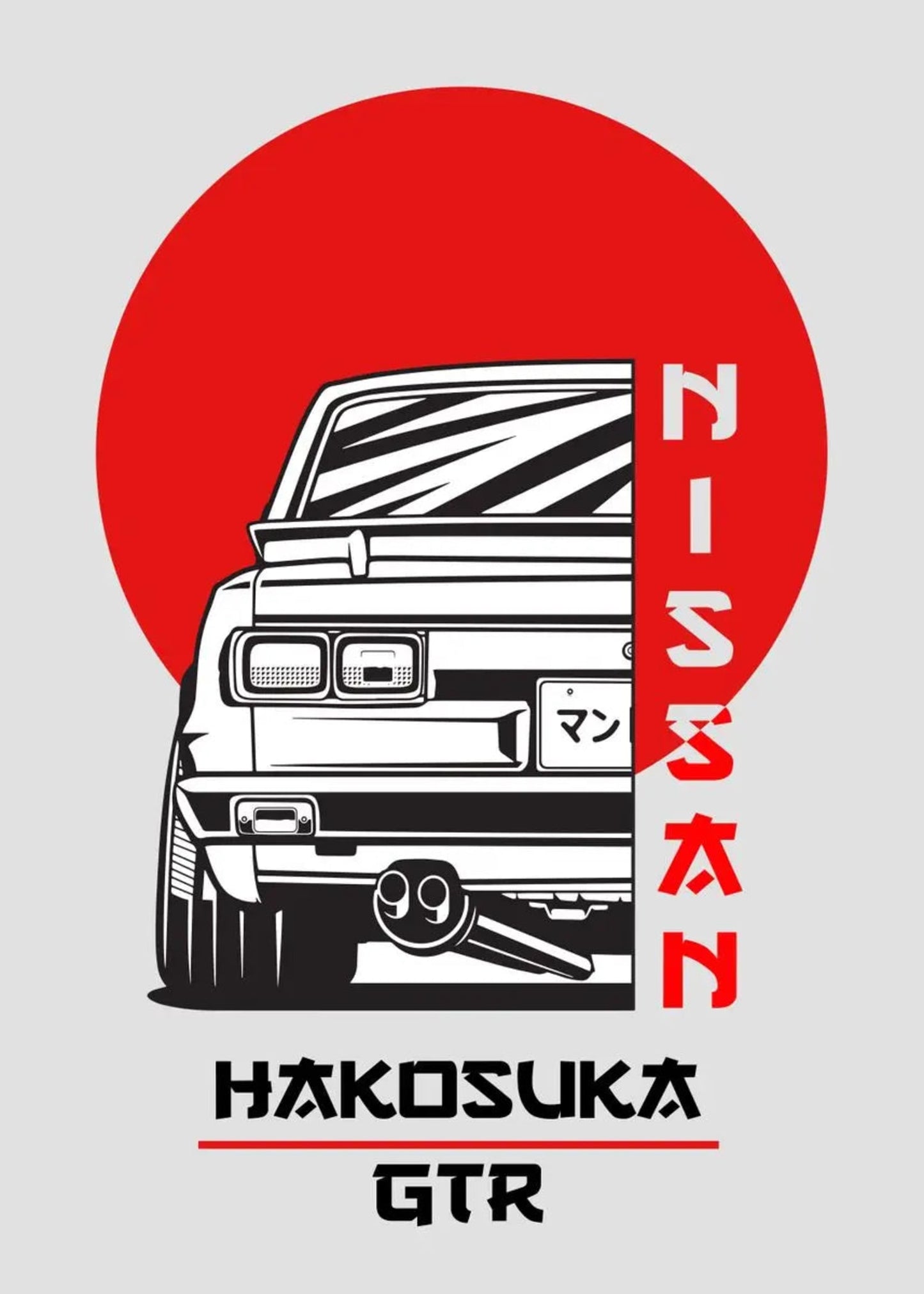 Nissan Hakosuka GTR | Classic Japanese Car Art