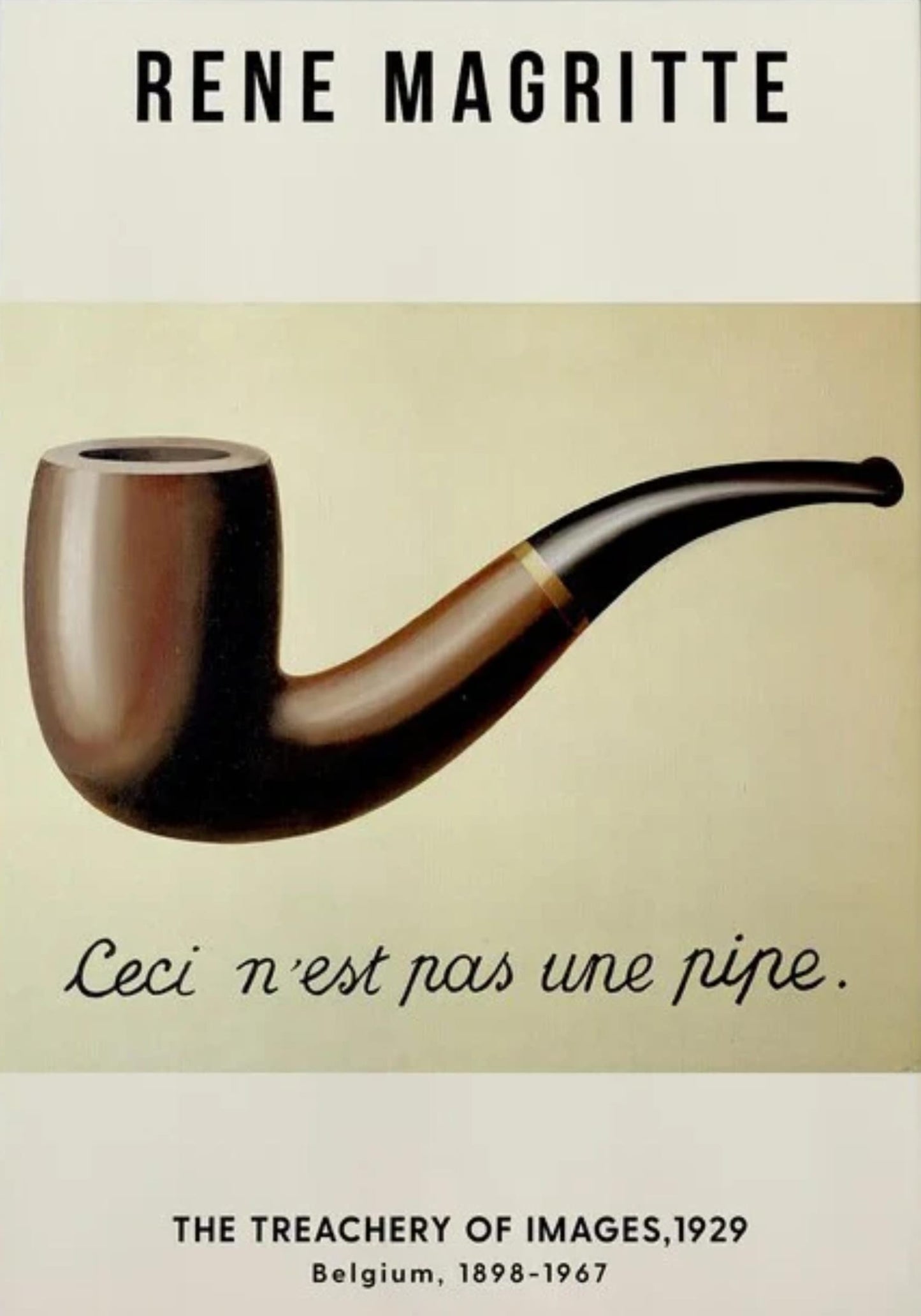 Rene Magritte | The Treachery of Images | Surrealist Art