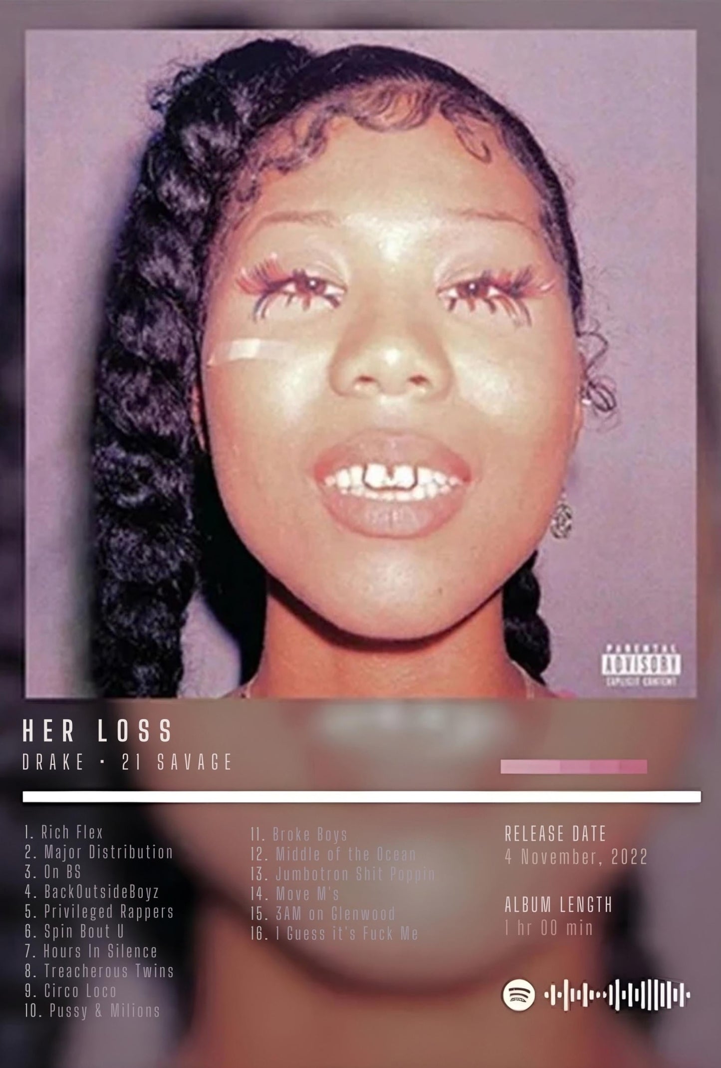 HER LOSS ALBUM ART