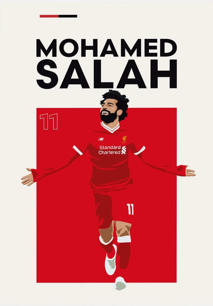 Mohamed Salah | Football Star Artwork