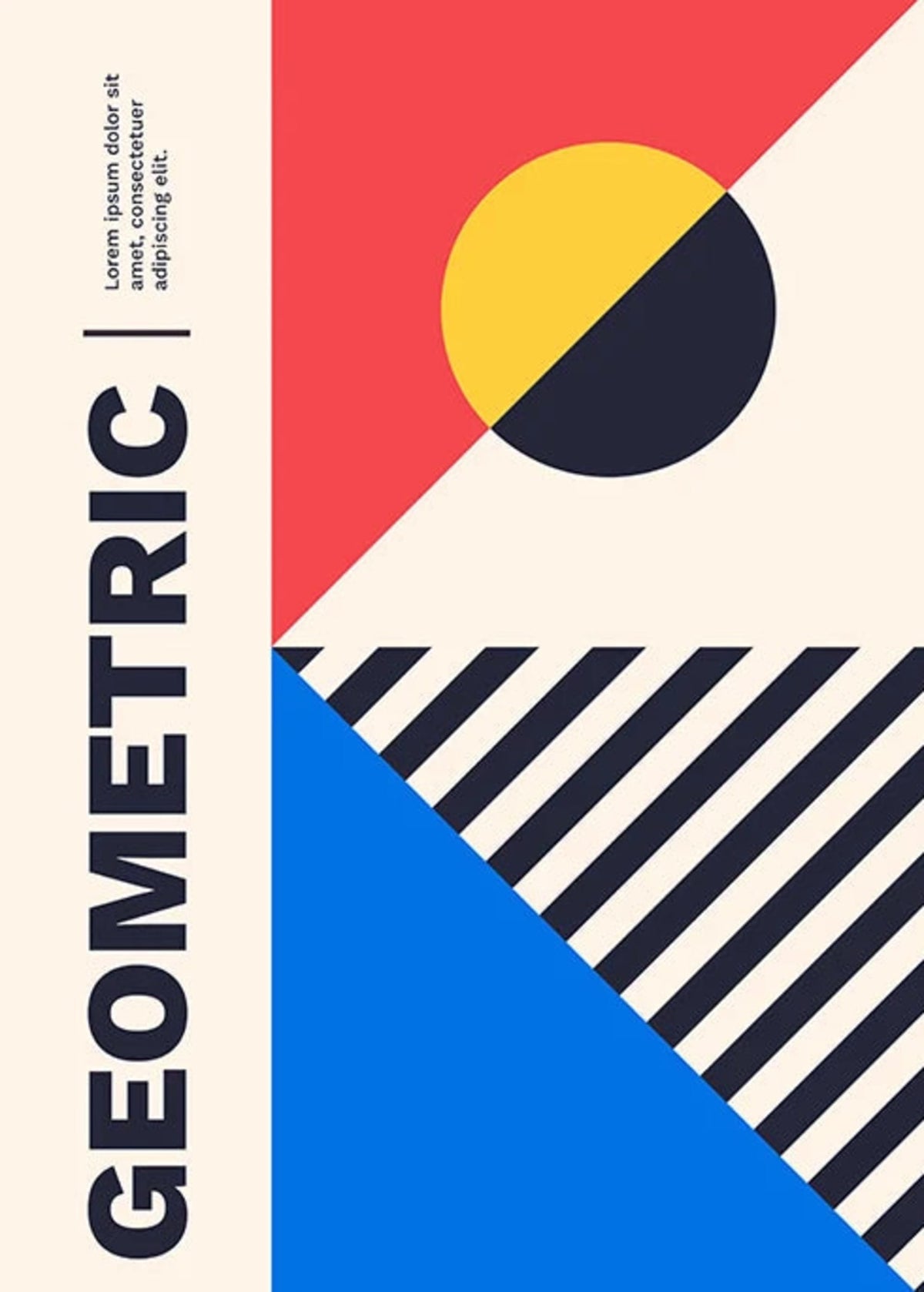 BAUHAUS GEOMETRIC ART